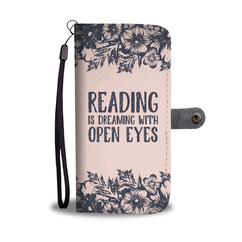 "Reading is dreaming"wallet case - Gifts For Reading Addicts