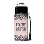 "Reading is dreaming"wallet case - Gifts For Reading Addicts