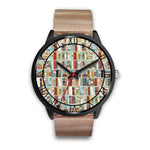 "Book pattern"black watch - Gifts For Reading Addicts