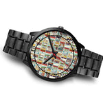 "Book pattern"black watch - Gifts For Reading Addicts