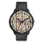 "Book pattern"black watch - Gifts For Reading Addicts