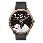 "Books are my lovers"rose gold watch - Gifts For Reading Addicts
