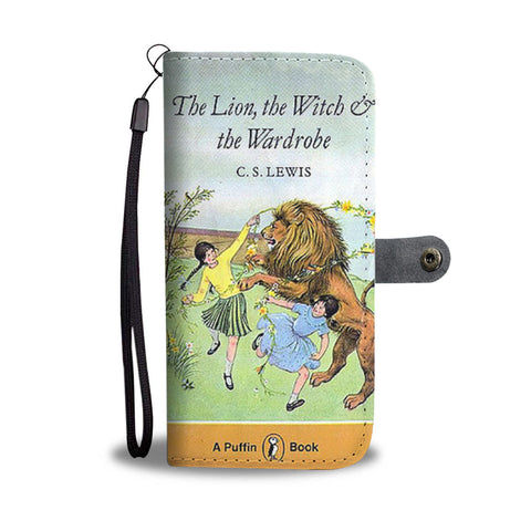 The lion,the witch and the wardrobe wallet case - Gifts For Reading Addicts