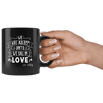"We fall in love"11oz black mug - Gifts For Reading Addicts