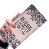 "Reading Is Dreaming"Women Wallet - Gifts For Reading Addicts