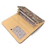 "Book Pattern"Brown Womens Wallet - Gifts For Reading Addicts