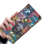 HP Book Covers Womens Wallet - Gifts For Reading Addicts