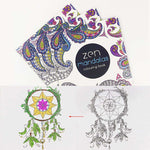 24 Pages Mandalas Flower Coloring Book For Adult and kids - Gifts For Reading Addicts