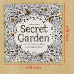 24 Pages Secret Garden English Edition Coloring Book For Adult & Children - Gifts For Reading Addicts