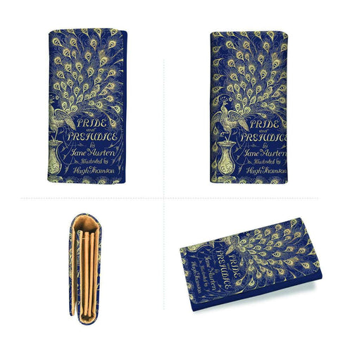 "pride and prejudice"Book Cover Womens Wallet - Gifts For Reading Addicts