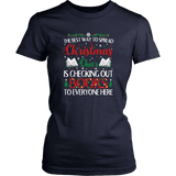 "Christmas Cheer" Women's Fitted T-shirt - Gifts For Reading Addicts