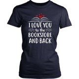 "I love you" Women's Fitted T-shirt - Gifts For Reading Addicts