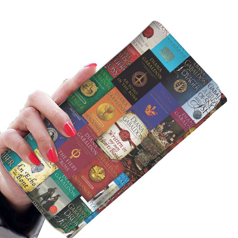 "Outlander" Book Covers pattern Womens Wallet - Gifts For Reading Addicts