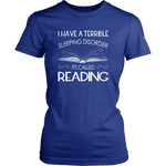 "Sleeping disorder" Women's Fitted T-shirt - Gifts For Reading Addicts