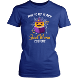 "Bookworm costume" Women's Fitted T-shirt - Gifts For Reading Addicts