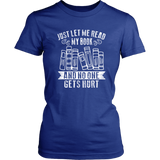 "Just Let Me Read" Women's Fitted T-shirt - Gifts For Reading Addicts