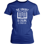 "The library" Women's Fitted T-shirt - Gifts For Reading Addicts