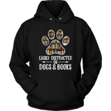 "Dogs and books" Hoodie - Gifts For Reading Addicts
