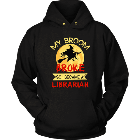 "I Became A Librarian" Hoodie - Gifts For Reading Addicts