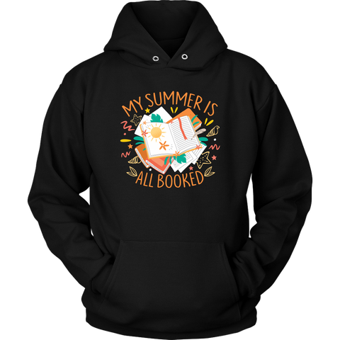"My Summer Is All Booked" Hoodie - Gifts For Reading Addicts