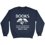 "Books" Sweatshirt - Gifts For Reading Addicts