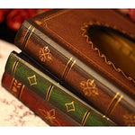 Retro Style Book Shape Tissue Box - Gifts For Reading Addicts