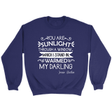 "You are sunlight" Sweatshirt - Gifts For Reading Addicts
