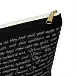 The Lion The Witch And The Wardrobe Book Page Accessory Pouch for book lovers - Gifts For Reading Addicts
