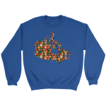 "Canada Bookish Map" Sweatshirt - Gifts For Reading Addicts