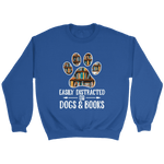 "Dogs and books" Sweatshirt - Gifts For Reading Addicts