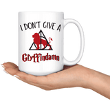 "I Don't Give A Gryffindamn"15oz White Mug - Gifts For Reading Addicts