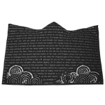 Night Circus Book Page Hooded Blankets - Gifts For Reading Addicts