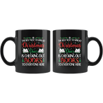"Christmas Cheer"11oz Black Christmas Mug - Gifts For Reading Addicts