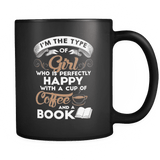 Coffee & Books Black Mug - Gifts For Reading Addicts