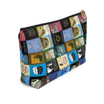 Books pattern Accessory Pouch for book lovers - Gifts For Reading Addicts