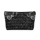 The Night Circus Book Page Accessory Pouch for book lovers - Gifts For Reading Addicts