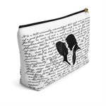 Pride and Prejudice Book Page Accessory Pouch for book lovers - Gifts For Reading Addicts
