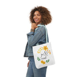 Just Read Floral Canvas Tote Bag - Vintage style - Gifts For Reading Addicts