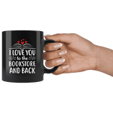 "I love you" 11oz black mug - Gifts For Reading Addicts