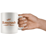 "Sassenach"11oz White Mug - Gifts For Reading Addicts
