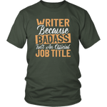 "badass isn't an official job title" Unisex T-Shirt - Gifts For Reading Addicts
