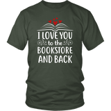 "I love you" Unisex T-Shirt - Gifts For Reading Addicts