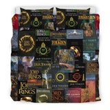 The Lord Of The Rings Book Covers Bedding - Gifts For Reading Addicts