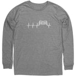 Book heart pulse Long Sleeve Shirt - Gifts For Reading Addicts