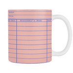 Library Card Multicolor Mug - Gifts For Reading Addicts