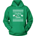 "Dashing Through The Books" Hoodie - Gifts For Reading Addicts