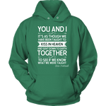 "You and i" Hoodie - Gifts For Reading Addicts