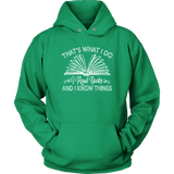 "I Read Books" Hoodie - Gifts For Reading Addicts
