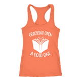 "Cracking Open A Cold One" Women's Tank Top - Gifts For Reading Addicts