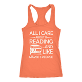 "All I Care About Is Reading" Women's Tank Top - Gifts For Reading Addicts